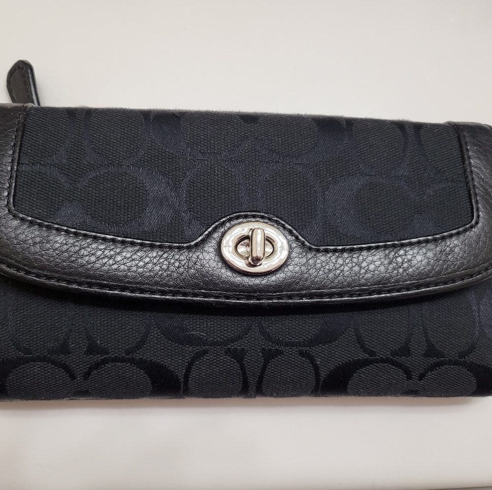 Black Coach Wallet